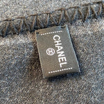 CHANEL Scarf Grey Chanel Cashmere Scarf - Grey - Redeluxe