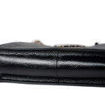 CHANEL Tote 20A Large Black Leather Shopping Tote Antique Gold Hardware - Redeluxe