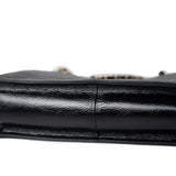 CHANEL Tote 20A Large Black Leather Shopping Tote Antique Gold Hardware - Redeluxe