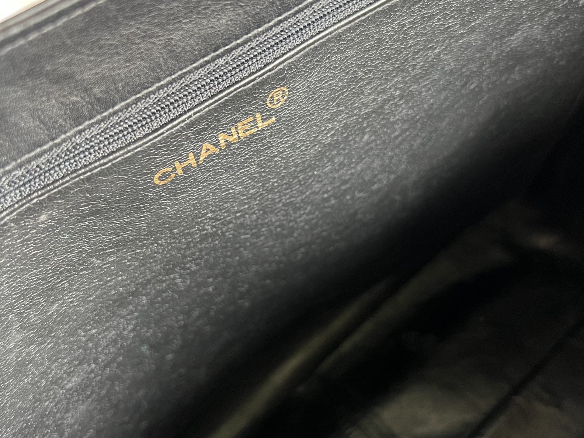 CHANEL Tote Chanel Black Vintage Lambskin Shopping Bag Tote 24K GHW - Redeluxe