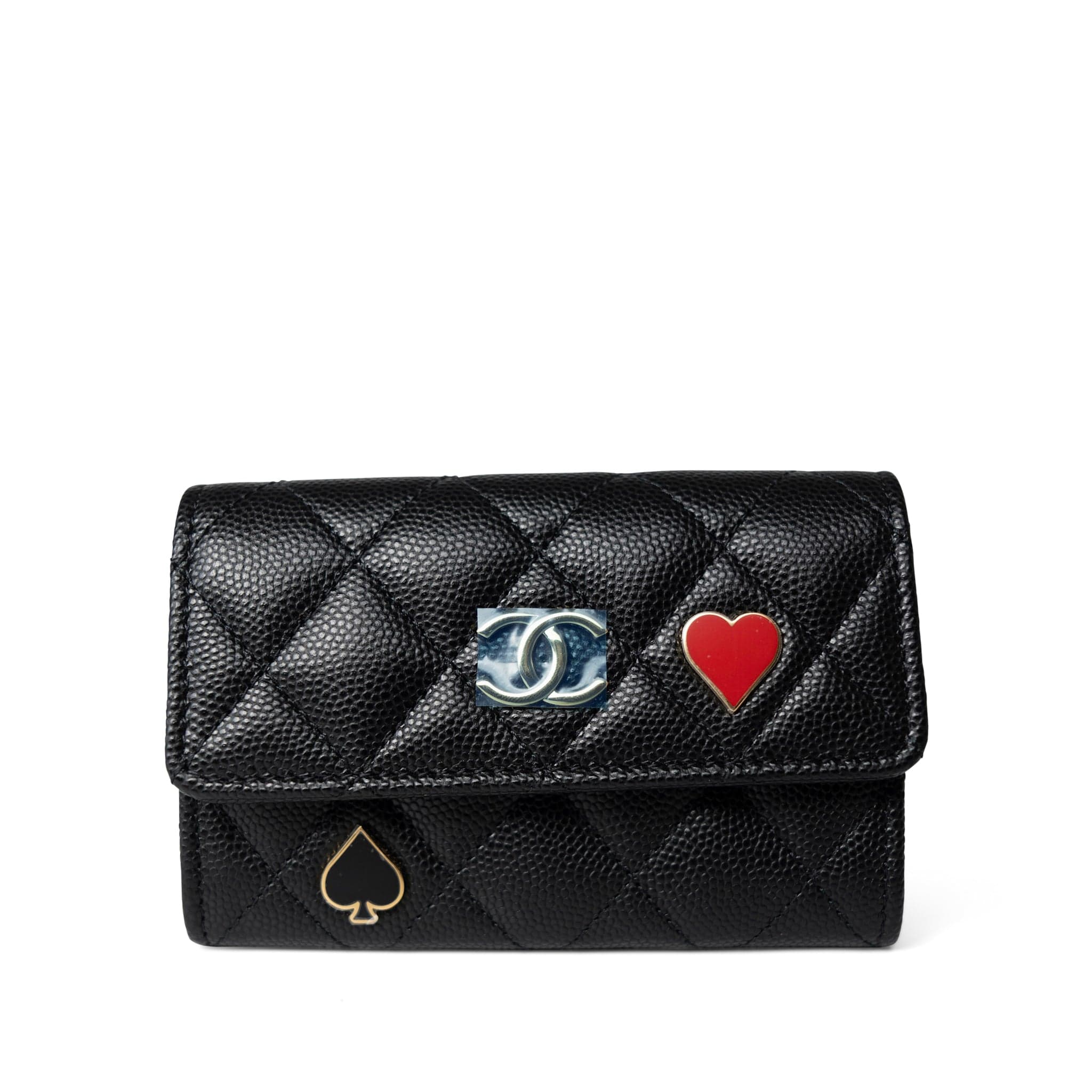 23C Coco Casino Flap Card Holder REDELUXE