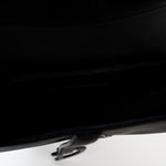 Christian Dior Handbag Black Dior Mini Ultramatte Black Saddle Bag Grained Calfskin Leather - Redeluxe