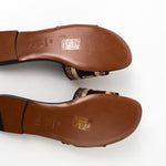 Christian Dior Sandals Brown CHRISTIAN DIOR Canvas Embroidered Dway Mules Slide Sandals 36 Deep Amaran - Redeluxe