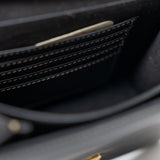 Fendi Handbag Fendi Fab Black Shoulder Bag Gold Hardware - Redeluxe
