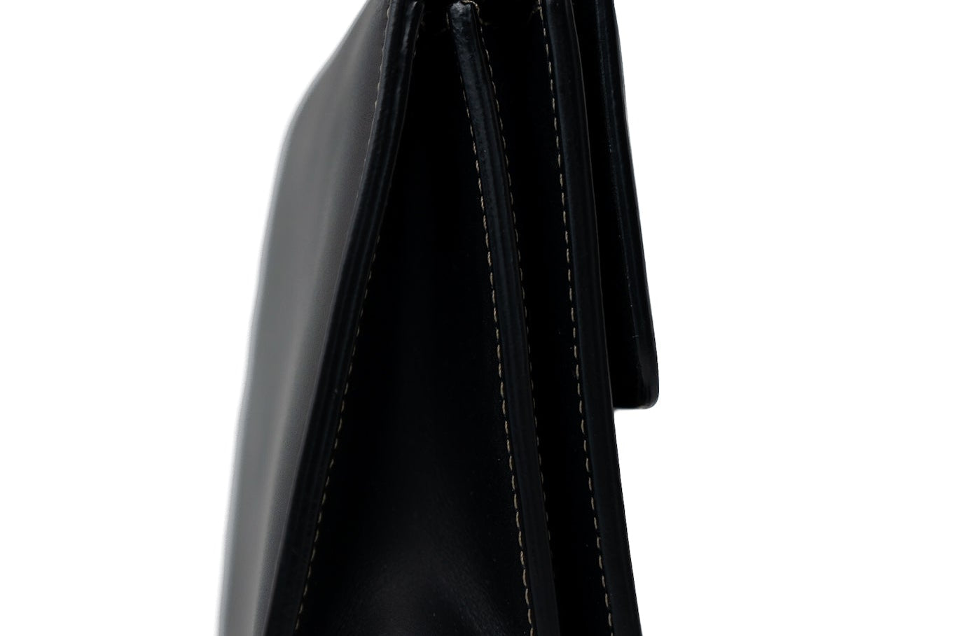 Fendi Handbag Fendi Fab Black Shoulder Bag Gold Hardware - Redeluxe