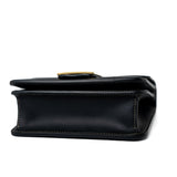 Fendi Handbag Fendi Fab Black Shoulder Bag Gold Hardware - Redeluxe