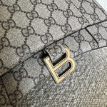 Gucci Handbag Gucci x Balenciaga The Hacker Project Small Hourglass Top Handle Bag Beige /Ebony - Redeluxe