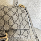 Gucci Handbag Gucci x Balenciaga The Hacker Project Small Hourglass Top Handle Bag Beige /Ebony - Redeluxe