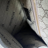 Gucci Handbag Gucci x Balenciaga The Hacker Project Small Hourglass Top Handle Bag Beige /Ebony - Redeluxe