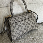 Gucci Handbag Gucci x Balenciaga The Hacker Project Small Hourglass Top Handle Bag Beige /Ebony - Redeluxe