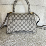 Gucci Handbag Gucci x Balenciaga The Hacker Project Small Hourglass Top Handle Bag Beige /Ebony - Redeluxe