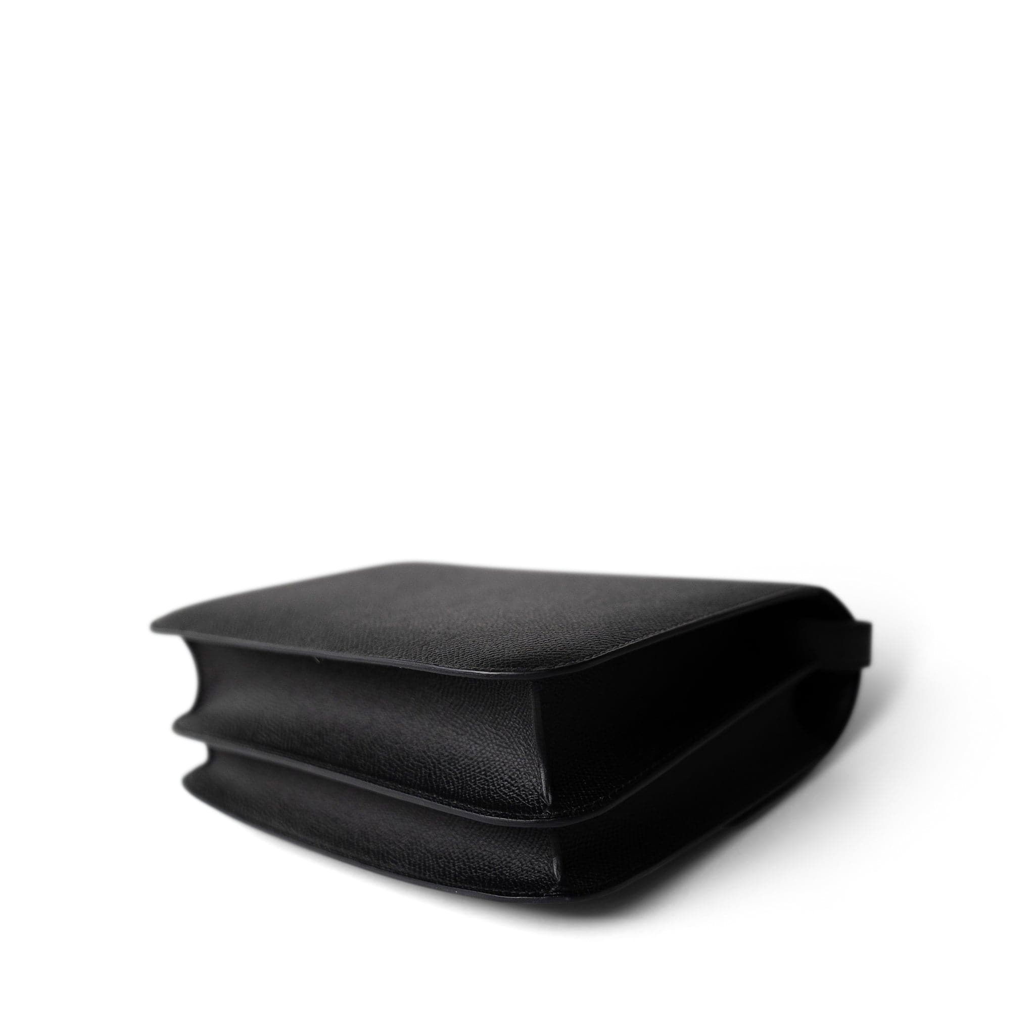 Hermes Black Constance 24 Black Epsom Rose Gold Plated C Stamp - Redeluxe