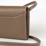 Hermes Clutch Hermès Etoupe Epsom Constance To Go Wallet 18cm Gold Hardware - Redeluxe