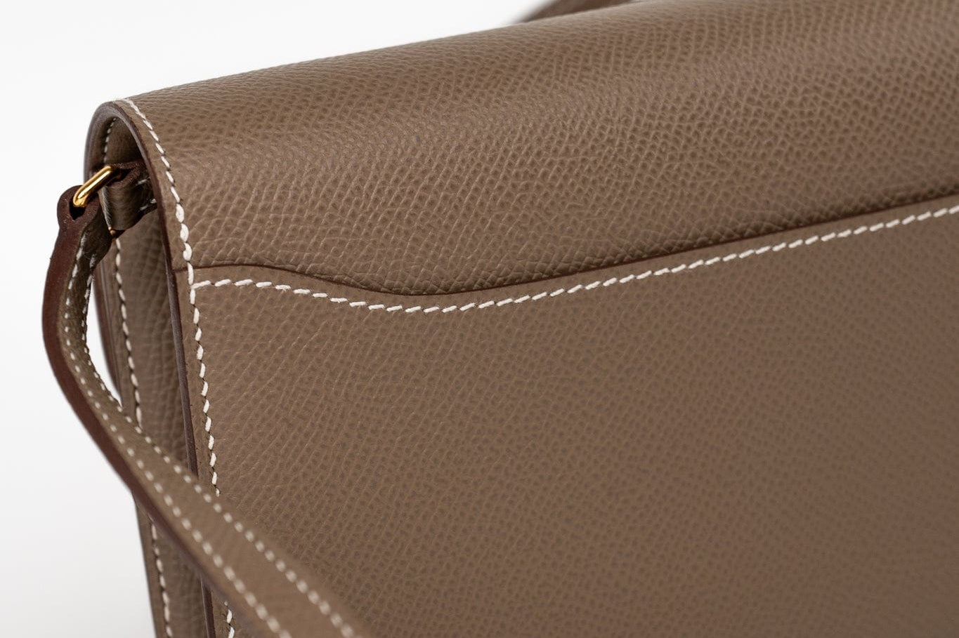 Hermes Clutch Hermès Etoupe Epsom Constance To Go Wallet 18cm Gold Hardware - Redeluxe
