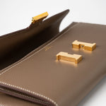 Hermes Clutch Hermès Etoupe Epsom Constance To Go Wallet 18cm Gold Hardware - Redeluxe