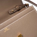 Hermes Clutch Hermès Etoupe Epsom Constance To Go Wallet 18cm Gold Hardware - Redeluxe