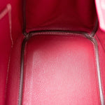 Hermes Handbag Birkin 30 (Candy Model) Rose Tyrien / Rubis Veau Epsom Leather Palladium Plated O Square Stamp - Redeluxe