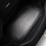 Hermes Handbag Black Birkin 30 Black Epsom Gold Plated Z Stamp - Redeluxe