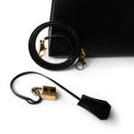 Hermes Handbag Black Kelly Sellier 28 Black Box Calfskin Gold Plated Y Circle Stamp - Redeluxe