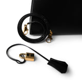 Hermes Handbag Black Kelly Sellier 28 Black Box Calfskin Gold Plated Y Circle Stamp - Redeluxe