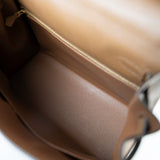 Hermes Handbag Brown Kelly Sellier 28 Alezan Veau Epsom Leather Gold Plated 2021 Z - Redeluxe