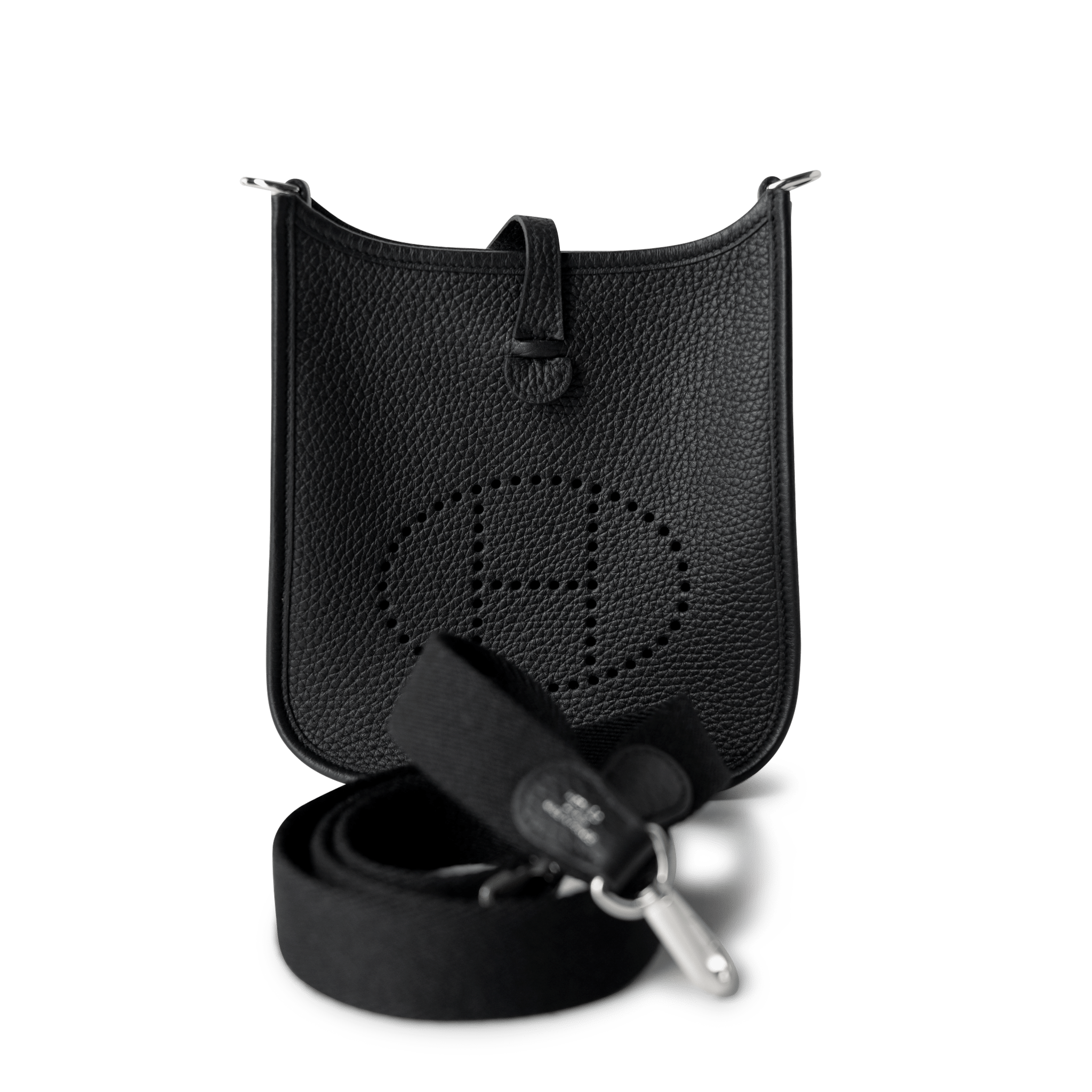Taurillon Clemence Evelyne TPM Black w/ Palladium Hardware – REDELUXE