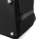 Hermes Handbag Hermès Picotin Cargo 18 Black Swift and Toile Canvas Palladium Hardware - Redeluxe