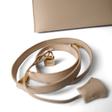 Hermes Handbag Kelly / Beige Kelly 25 Beige Box Calfskin Leather Gold Plated Hardware E Square Stamp - Redeluxe