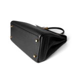 Hermes Handbag Kelly / Black Kelly 28 Black Veau Togo Leather Gold Plated C Stamp - Redeluxe