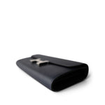 Hermes Handbag Navy Constance Long To Go Wallet Bleu Nuit Epsom Palladium Plated B Stamp - Redeluxe