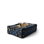 Louis Vuitton Handbag Blue Louis Vuitton Monogram Petite Malle Blue Black - Redeluxe