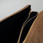 Louis Vuitton Handbag Brown Louis Vuitton Monogram Coussin PM Camel Lambskin Embossed - Redeluxe