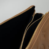 Louis Vuitton Handbag Brown Louis Vuitton Monogram Coussin PM Camel Lambskin Embossed - Redeluxe