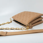 Louis Vuitton Handbag Brown Louis Vuitton Monogram Coussin PM Camel Lambskin Embossed - Redeluxe