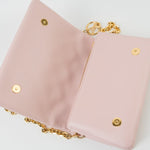 Louis Vuitton Handbag Louis Vuitton Pochette Coussin Light Pink Lambskin Embossed - Redeluxe
