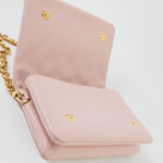 Louis Vuitton Handbag Louis Vuitton Pochette Coussin Light Pink Lambskin Embossed - Redeluxe