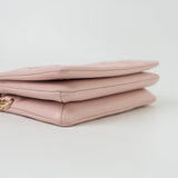 Louis Vuitton Handbag Louis Vuitton Pochette Coussin Light Pink Lambskin Embossed - Redeluxe