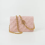 Louis Vuitton Handbag Louis Vuitton Pochette Coussin Light Pink Lambskin Embossed - Redeluxe