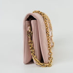 Louis Vuitton Handbag Louis Vuitton Pochette Coussin Light Pink Lambskin Embossed - Redeluxe