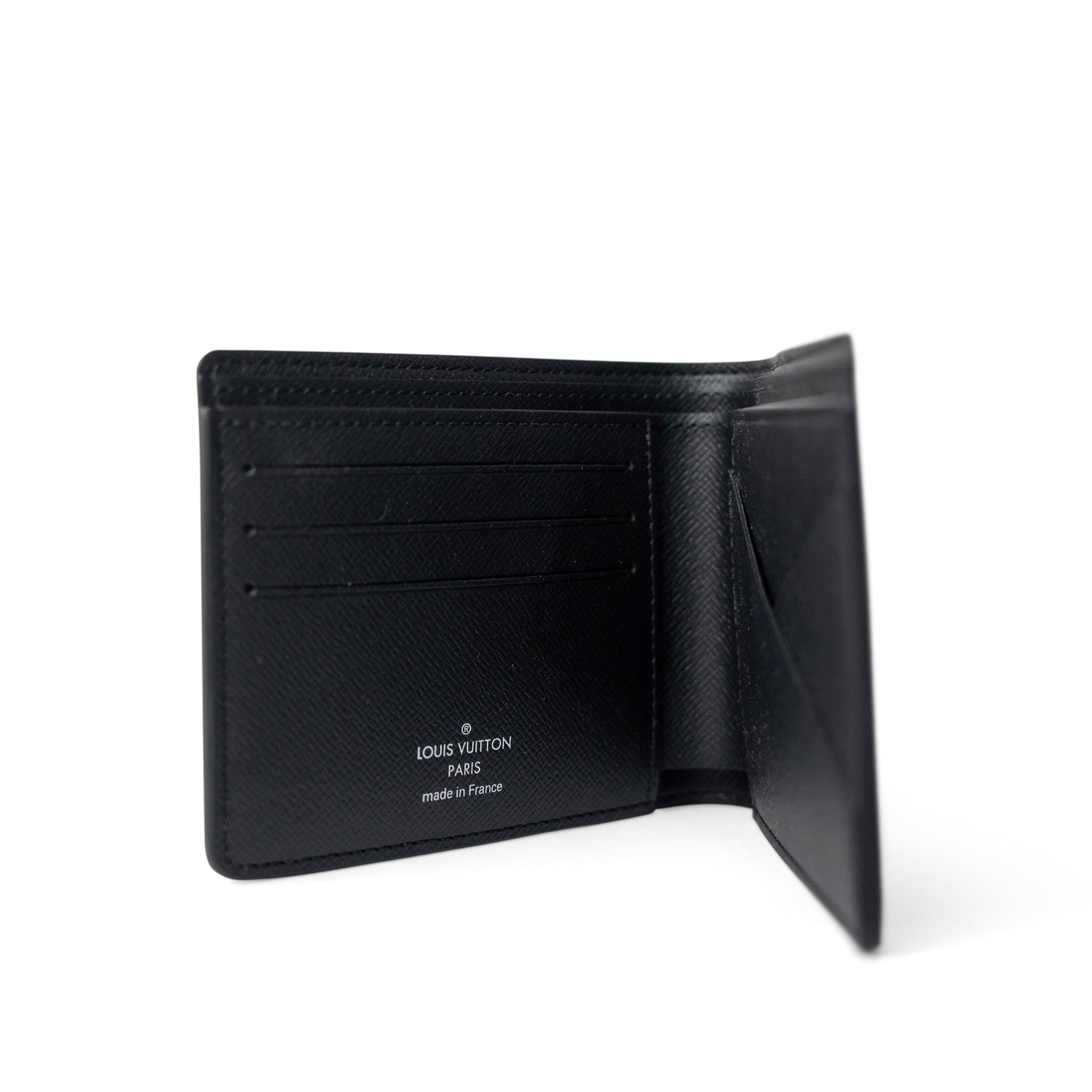Louis Vuitton Wallet Black Monogram Multicolor Graffiti Multiple Wallet - Redeluxe