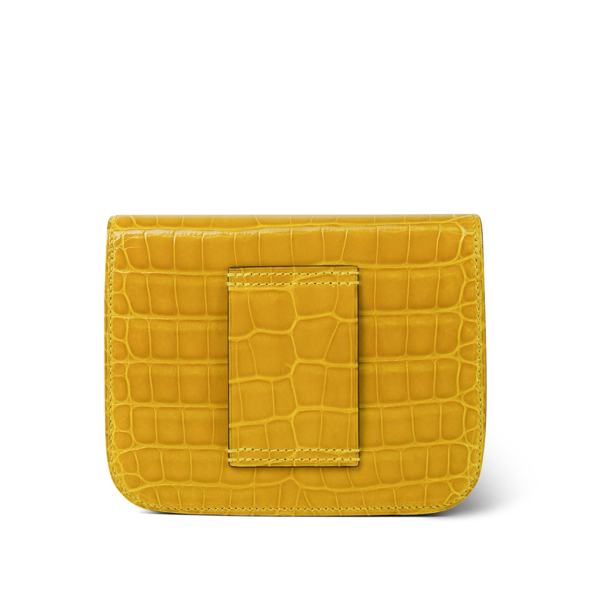 Hermès Mimosa Alligator Mississippiensis Constance Slim Wallet