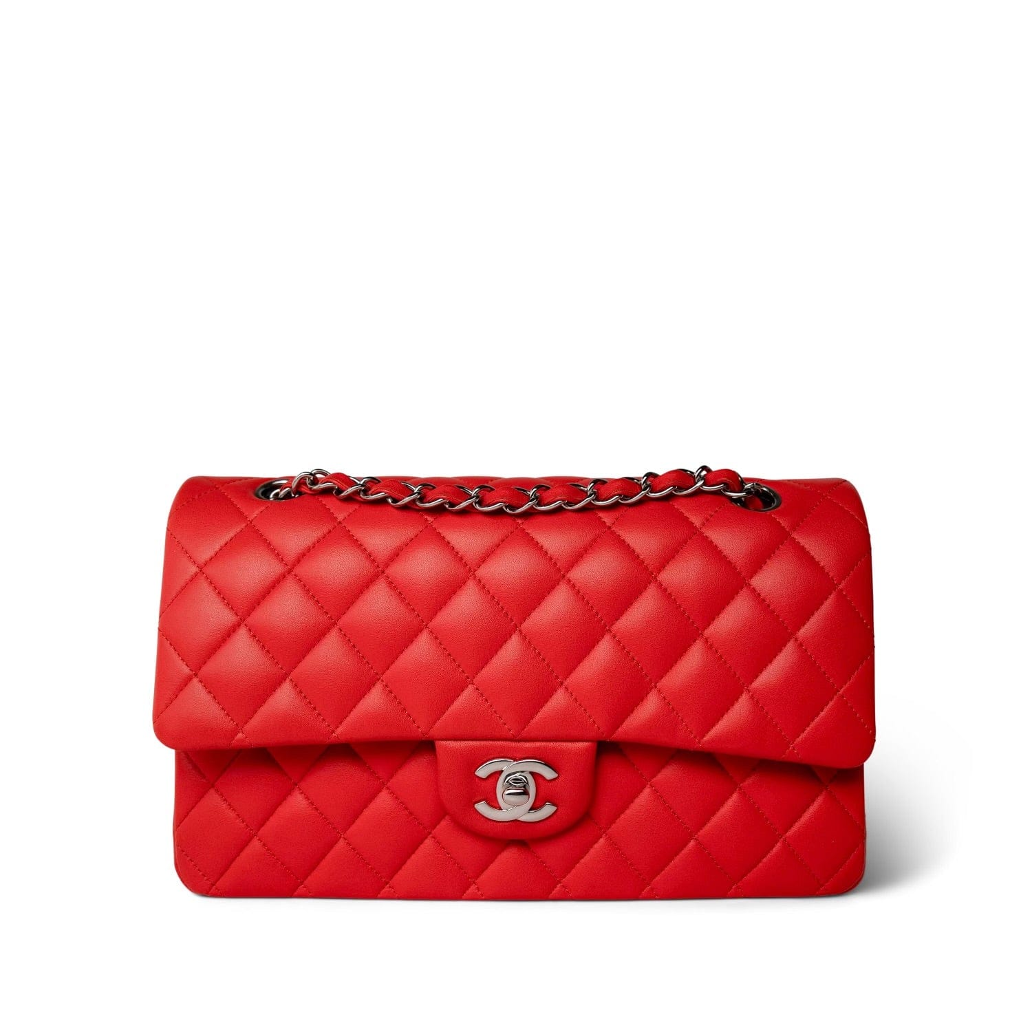 CHANEL レッド コインケース　阪急うめだ店内正規ブティック購入 228-39901-3.jpg