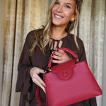 Product image 2 of 14: Louis Vuitton Red Taurillon Capucines BB Light Gold Hardware