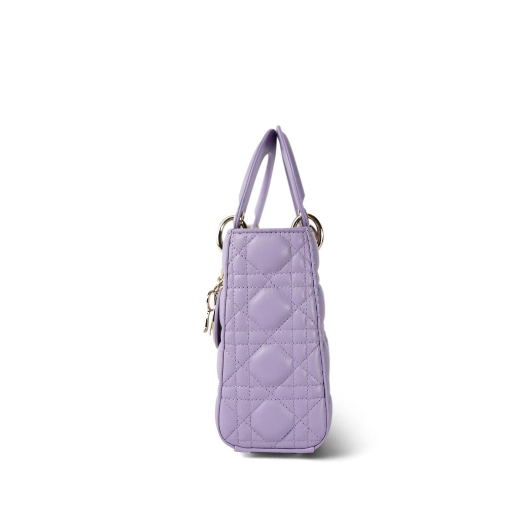 My ABC Lady Dior Lilac Cannage Lambskin Small – REDELUXE