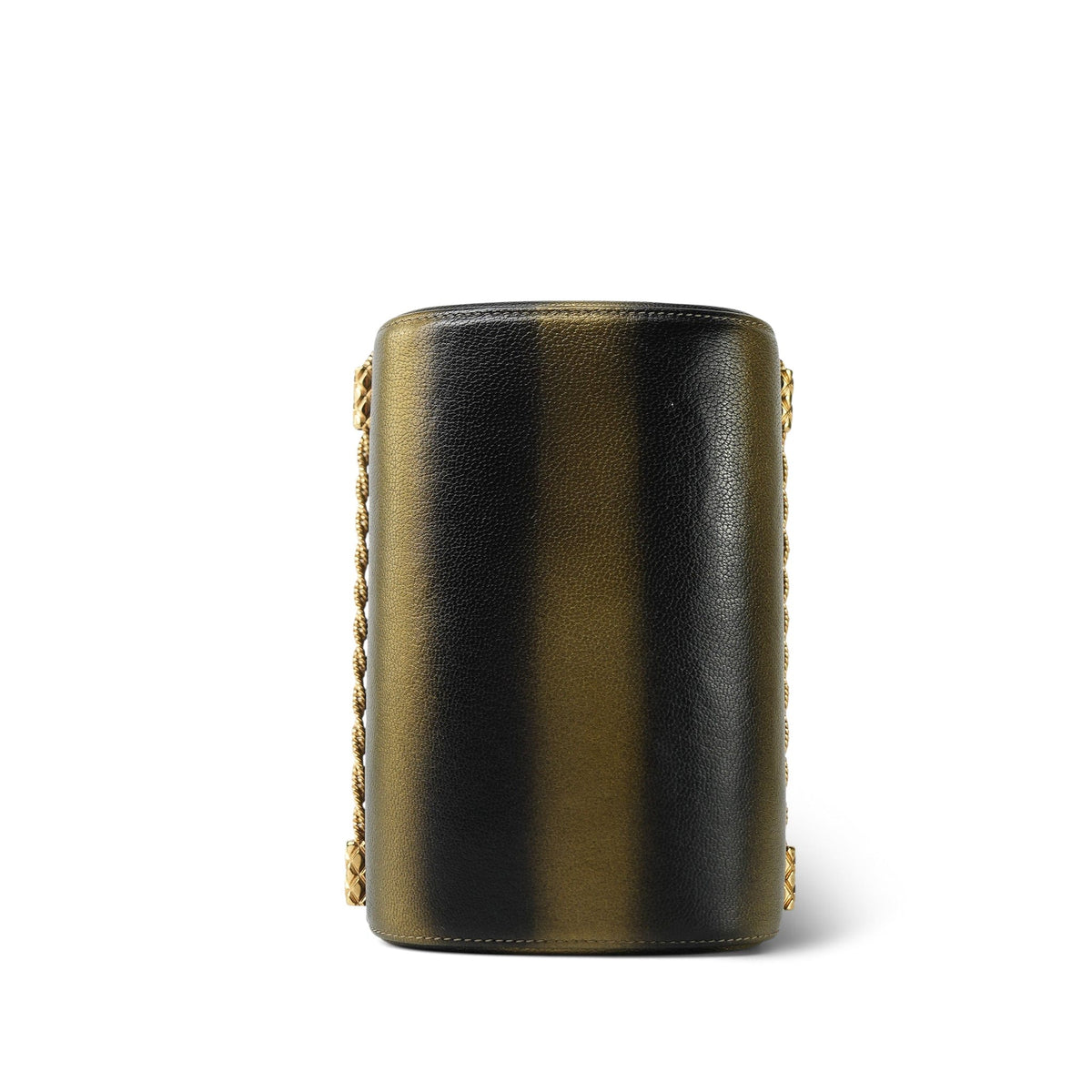 Gold/Black/Bronze Ombré Calfskin Vanity Case