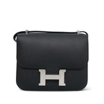 Product image 1 of 13: Constance 18 Black Epsom Palladium Plated K Stamp