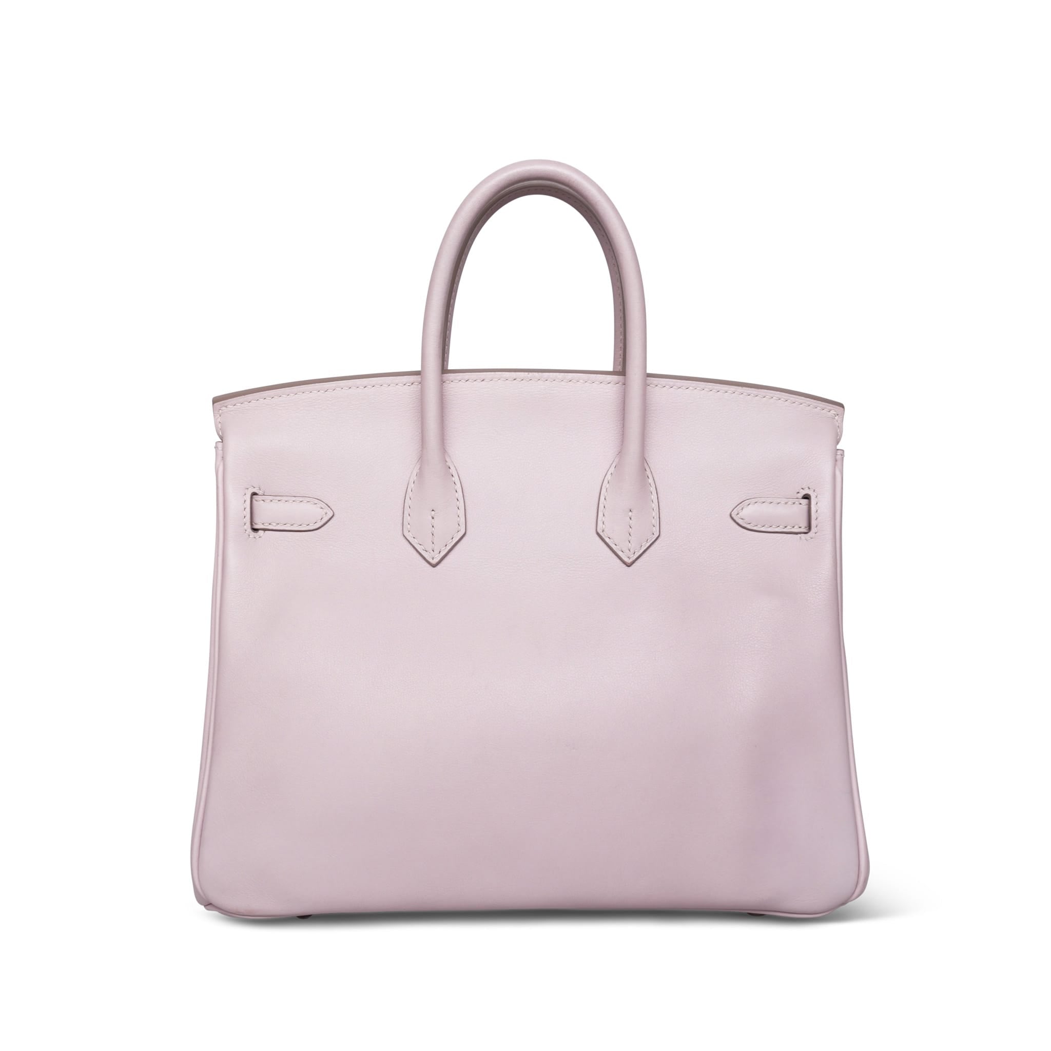 Product image 7 of 25: Birkin 25 Rose Dragee Swift Palladium Plated K Square Stamp