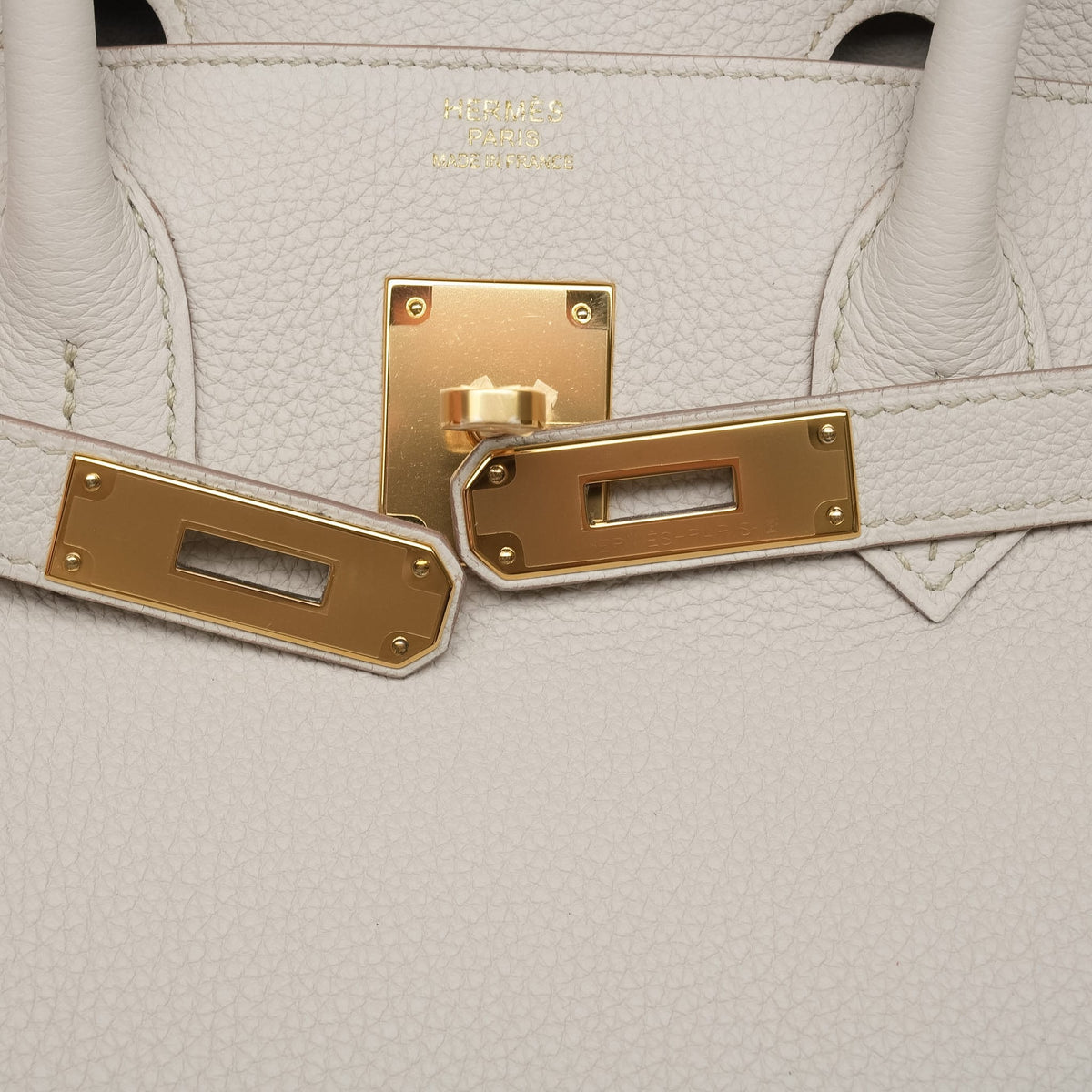 Birkin 30 Beton Veau Togo Gold Plated A Stamp