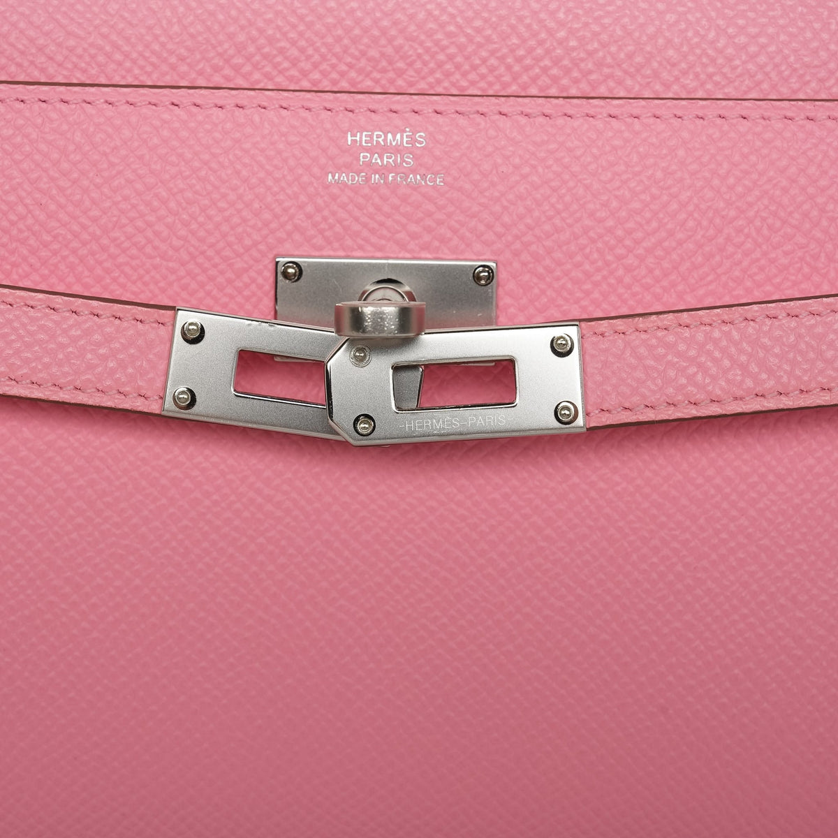 Kelly Wallet To Go Rose Confetti Epsom Palladium Plated U Stamp