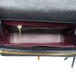 Product image 18 of 19: Black Caviar Quilted Business Affinity Flap Medium Light Gold Hardware